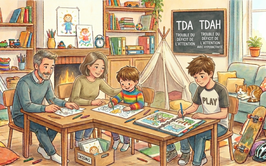 TDA et TDAH chez l&rsquo;enfant et l&rsquo;adolescent avec l&rsquo;hypnose, l&rsquo;EMDR et la PNL