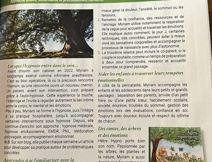 Interview : magazine Top Maman, septembre 2026